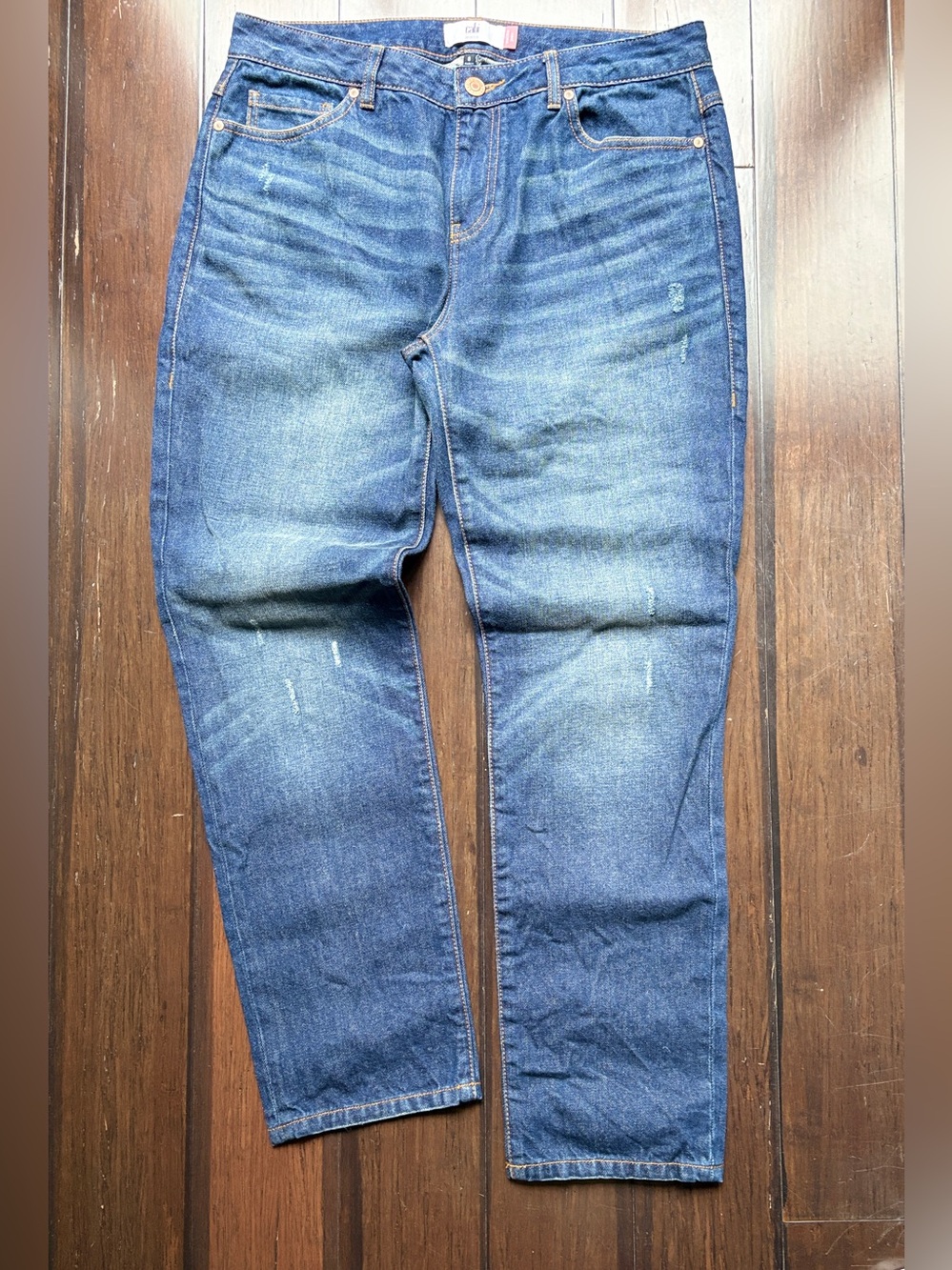 cabi Women's Straight Malibu Jeans 8 fall old money classic mom-jeans timeless - Picture 3 of 12